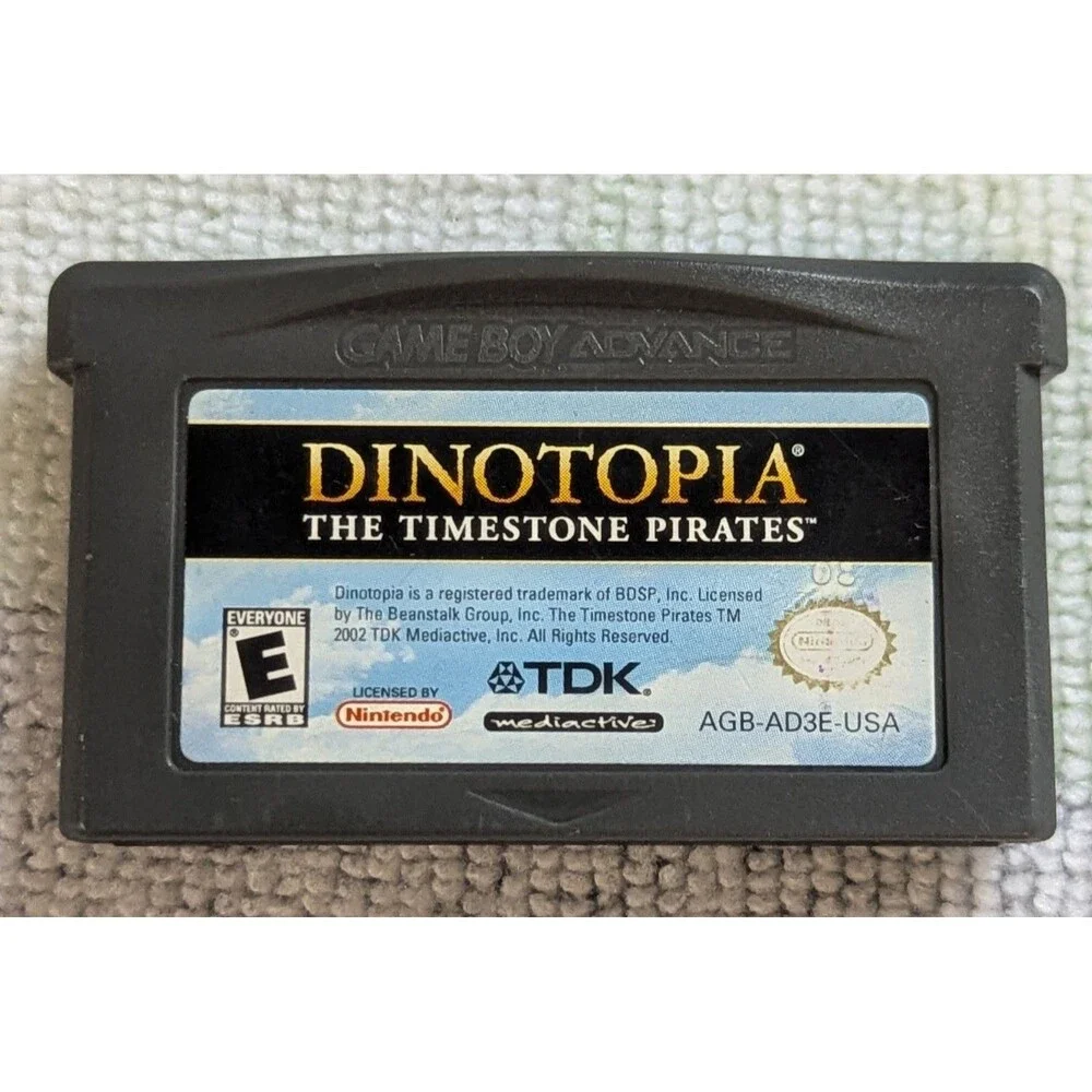 Dinotopia: The Timestone Pirates 2002 Nintendo GameBoy Advance Cartridge Only